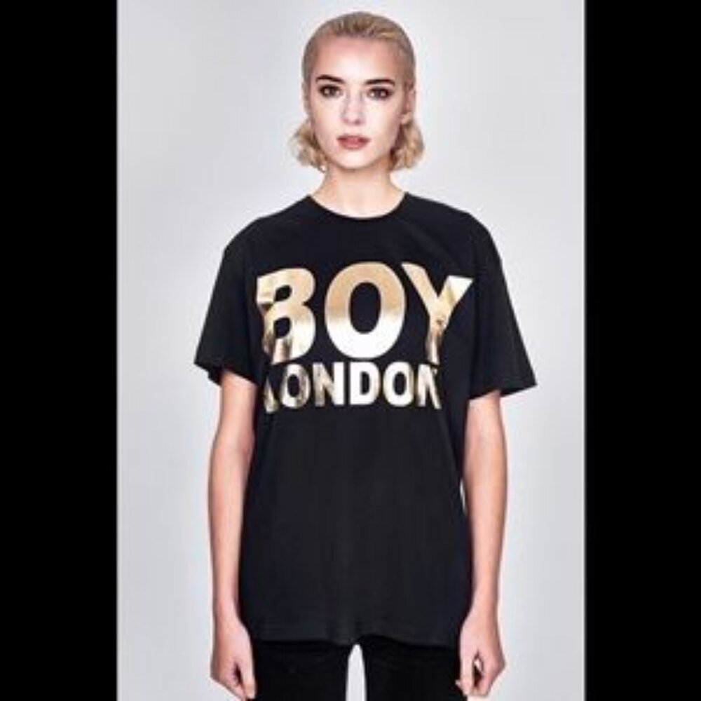 Boy London White Tee Shirt NWOT Size S